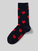 Happy Socks Socken mit Stretch-Anteil Modell 'Heart' in Dunkelblau, Gr...