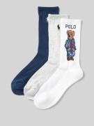 Polo Ralph Lauren Socken mit Label-Detail im 3er-Pack in Marine, Größe...