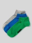 Happy Socks Sneakersocken mit Stretch-Anteil Modell 'Solid' im 3er-Pac...