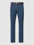 Lindbergh Regular Fit Chino mit Strukturmuster in Royal, Größe 34/30