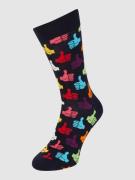 Happy Socks Socken mit Allover-Muster Modell 'Thumbs Up' in Marine, Gr...