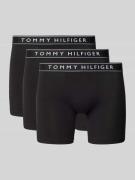 Tommy Hilfiger Boxershorts mit elastischem Label-Bund im 3er-Pack in B...