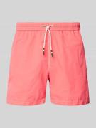Hartford Badehose mit elastischem Bund in Koralle, Größe XL