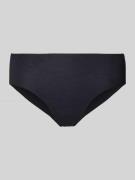 Hanro Slip aus glattem Baumwoll-Mix Modell 'INVISIBLE COTTON' in Black...