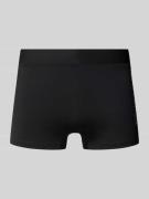 Tommy Hilfiger Super Skinny Fit Badehose mit Label-Print in Black, Grö...