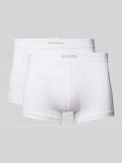 Sloggi Trunks mit elastischem Label-Bund in Weiss, Größe M