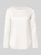 MM Blusenshirt aus Seiden-Mix Modell 'MOLDAVA' in Beige, Größe 42