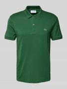 Lacoste Regular Fit Poloshirt mit Label-Detail in Gruen, Größe M