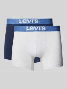 Levi's® Trunks mit elastischem Logo-Bund 2er-Pack in Blau, Größe L