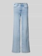 MAC Wide Leg Jeans im 5-Pocket-Design Modell 'Dream' in Hellblau, Größ...