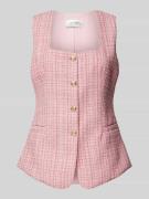 Neo Noir Weste mit Leistentaschen Modell 'Perni' in Pink, Größe 36