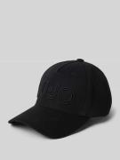 Liu Jo White Basecap mit Label-Stitching in Black, Größe 1