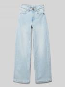 Garcia Wide Leg Jeans im 5-Pocket-Design Modell 'Annemay' in Hellblau,...