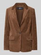 Luisa Cerano Blazer mit Strukturmuster in Hazel, Größe 42
