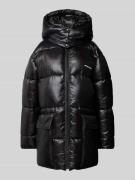 Pegador Steppmantel mit Kapuze Modell 'IZZY' in Black, Größe L