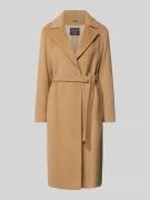 ICONS Cinzia Rocca Regular Fit Mantel mit Seide-Anteil in Camel, Größe...