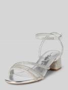 Buffalo Sandalette mit Strasssteinbesatz Modell 'LILLY SPARK' in Silbe...