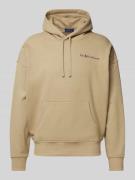 Polo Ralph Lauren Hoodie mit Label-Print Modell 'HEAVY' in Khaki, Größ...