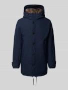 Tom Tailor Regular Fit Parka mit herausnehmbarem Innenfutter in Marine...