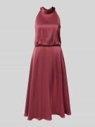 V by Vera Mont Cocktailkleid mit Neckholder in Rostrot, Größe 38