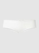 LASCANA Rioslip aus Mikrofaser und Spitze in Offwhite, Größe 48-50