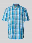 camel active Freizeithemd mit Button-Down-Kragen in Blau, Größe M