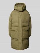 Hugo Blue Steppmantel mit Label-Patch Modell 'Flavia' in Oliv, Größe X...