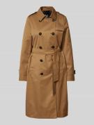 Fuchs Schmitt Trenchcoat mit Bindegürtel in Camel, Größe 42