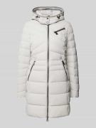 Gil Bret Steppmantel mit Reißverschlusstaschen in Kitt, Größe 46