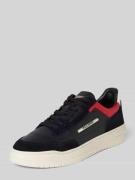 Polo Sport Ledersneaker mit Label-Detail in Black, Größe 46