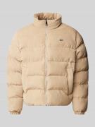 Lacoste Steppjacke in Cord-Optik in Beige, Größe S