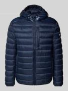 CHAMPION Steppjacke mit Label-Print in Marine, Größe S