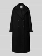 Review Oversized Mantel mit Reverskragen in Black, Größe XS