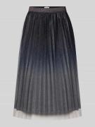 ICHI Midirock mit Kellerfalten Modell 'NILPA' in Black, Größe XL