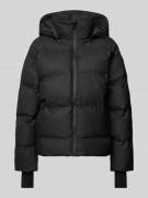 Neo Noir Steppjacke mit Kapuze Modell 'Fox' in Black, Größe XL