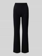 MAC Flared Cut Hose mit elastischem Bund in Black, Größe 34/30