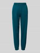Pegador High Waist Sweatpants mit Label-Print Modell 'VILLA' in Petrol...
