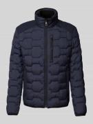 Tom Tailor Regular Fit Steppjacke mit Stehkragen in Marine, Größe XXL