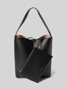 Marc O'Polo Hobo Bag aus einer Lederalternative in Black, Größe 1