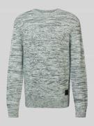 Tom Tailor Denim Regular Fit Strickpullover aus reiner Baumwolle in He...