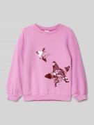 s.Oliver RED LABEL Regular Fit Sweatshirt mit Baumwolle in Pink, Größe...