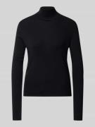 Jake*s Collection Strickpullover mit Rollkragen in Black, Größe 42