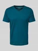 s.Oliver RED LABEL Regular Fit T-Shirt aus reiner Baumwolle mit V-Auss...