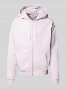 MCNEAL Regular Fit Sweatjacke mit Kapuze und Tunnelzug in Lila, Größe ...