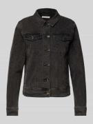 Christian Berg Woman Jeansjacke mit Strasssteinbesatz in Black, Größe ...