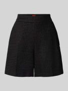 HUGO Shorts mit Eingrifftaschen Modell 'Halenda' in Black, Größe 34