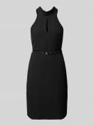 HUGO Knielanges Kleid mit Neckholder Modell 'Kirele' in Black, Größe 3...