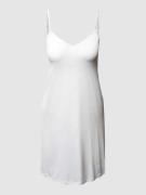 Hanro Unterkleid aus Satin Modell Satin Deluxe in Offwhite, Größe L