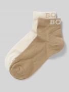 BOSS Socken mit Label-Print im 2er-Pack in Beige, Größe 39-42