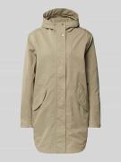 Didriksons Softshelljacke mit Kapuze Modell 'NAOMI' in Khaki, Größe 34